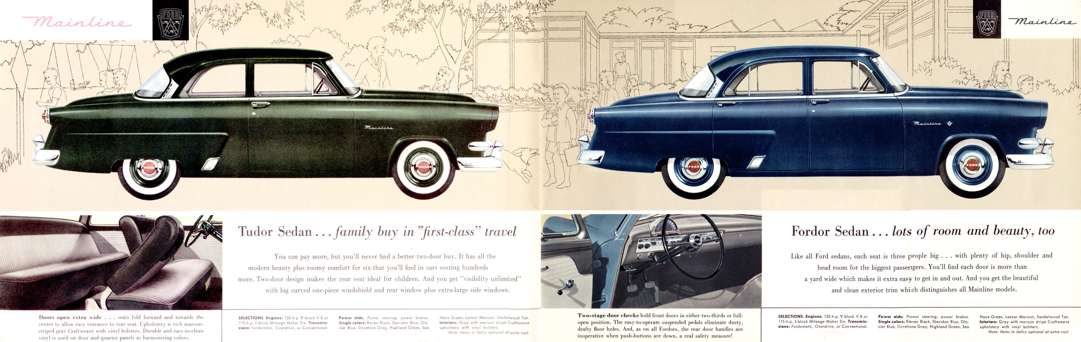 1954 Ford Brochure Page 8